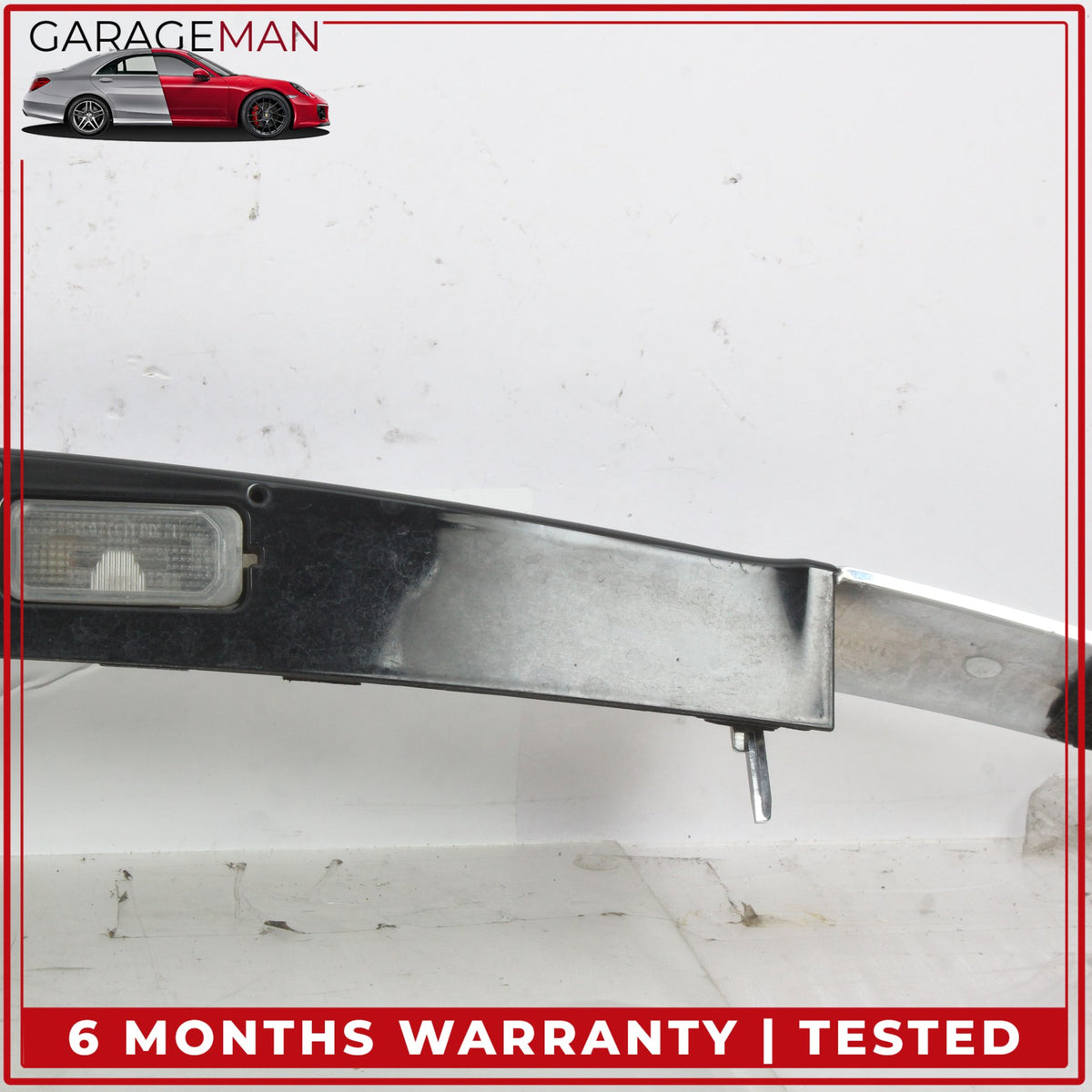 2012-2015 Jaguar XF X250 Rear Trunk Lid Molding Panel Trim Chrome w/ Camera OEM