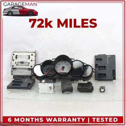 2010-2016 Porsche Panamera 970 4.8L Engine BCM Module Ignition Switch Set OEM