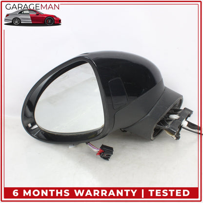 2015-2018 Porsche Cayenne 958 Front Left Door Rear View Mirror w/ Blind Spot OEM