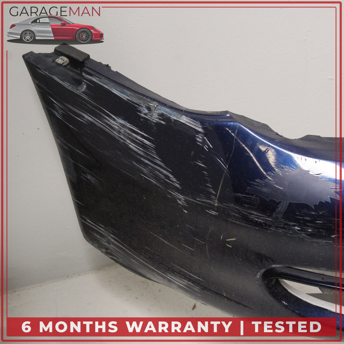 1999-2001 Porsche 911 Carrera 996 Front Bumper Cover Lapis Blue Metallic OEM