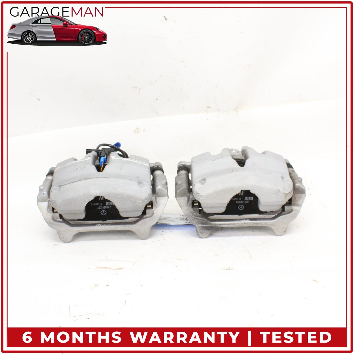 2015-2020 Mercedes-Benz C300 W205 Sedan Front Left and Right Side Brake Caliper 2054214810 OEM