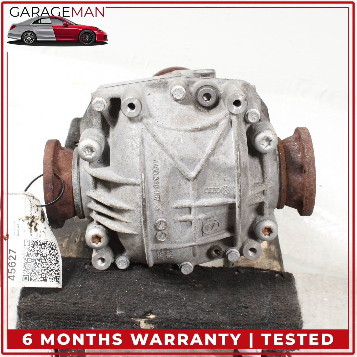 2009-2016 Audi A4 AWD 2.0L Rear Axle Differential Carrier Assembly 0BD500043F