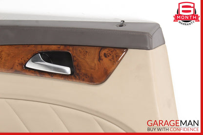 2012-2014 Mercedes W218 CLS550 Rear Left Side Interior Door Panel Beige OEM