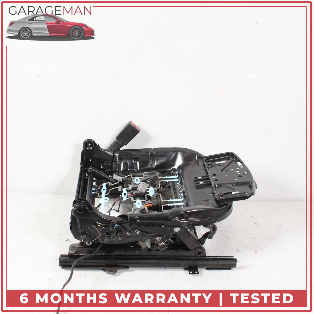 2004-2010 BMW 650i E64 Front Right Sport Seat Track Rail Frame 7008536 OEM