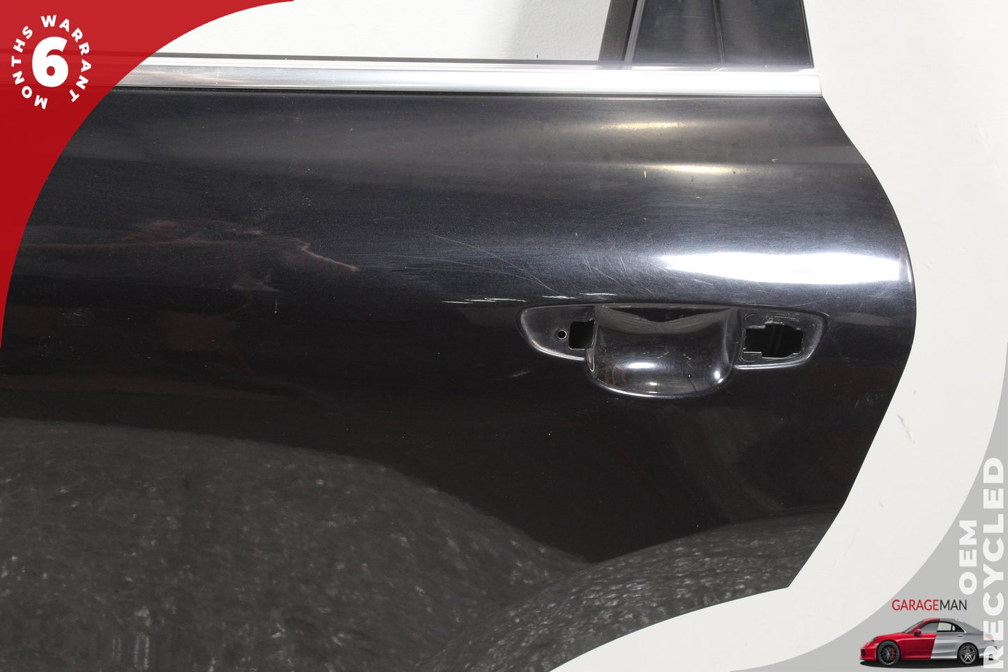 2011-2018 Porsche Cayenne 958 Rear Left Driver Side Door Shell Black OEM