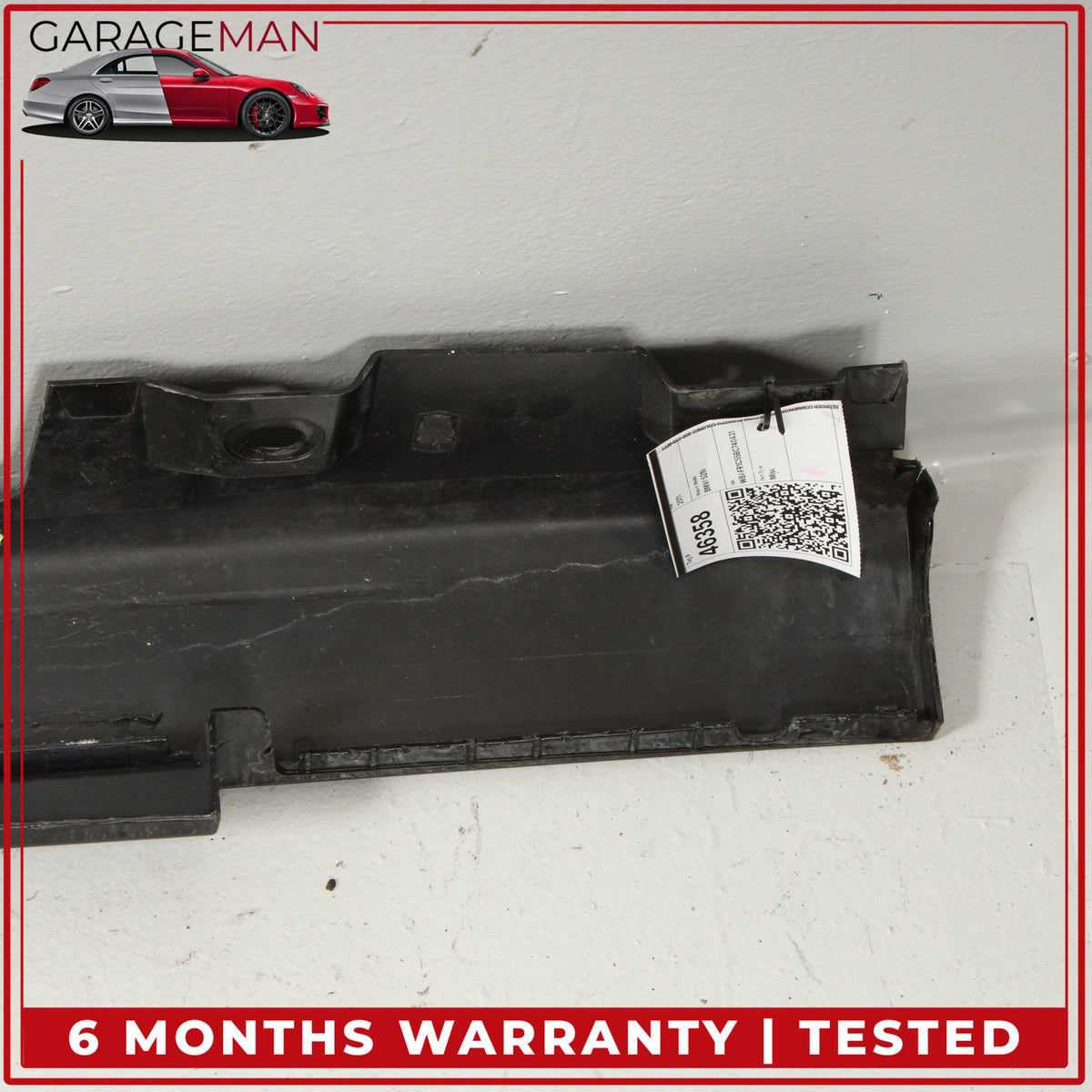 2011-2016 BMW 528i 535i Right Side Lower Skirt Rocker Panel Black 8048686 OEM