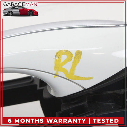 2011-2016 BMW 550i 535i Rear Left Driver Side Exterior Door Handle White OEM