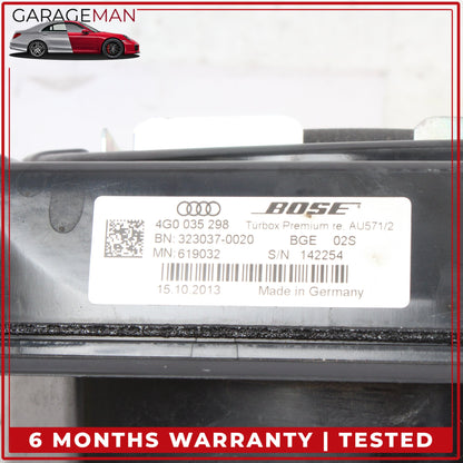 2012-2018 Audi A6 Front Right Side Subwoofer Bass Box Speaker Bose 4G0035298 OEM
