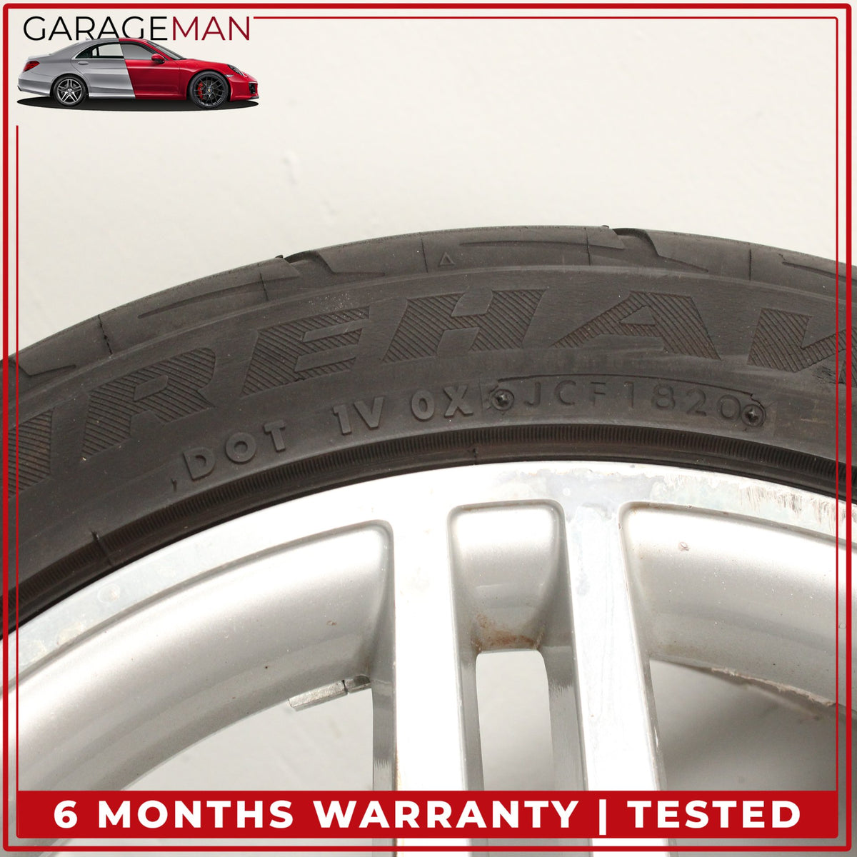 2008-2014 Mercedes W204 Rear Wheel Rim w/ Tire 8.5Jx17H2 ET58 2044014602 OEM