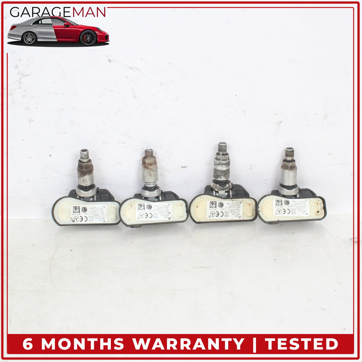 2012-2020 Mercedes C117 CLA250 TPMS Tire Pressure Sensor 433 MHZ Set of 4 OEM