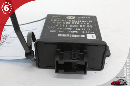 2003-2006 Mercedes W211 E500 Headlight Level Control Module Unit 2118200985 OEM