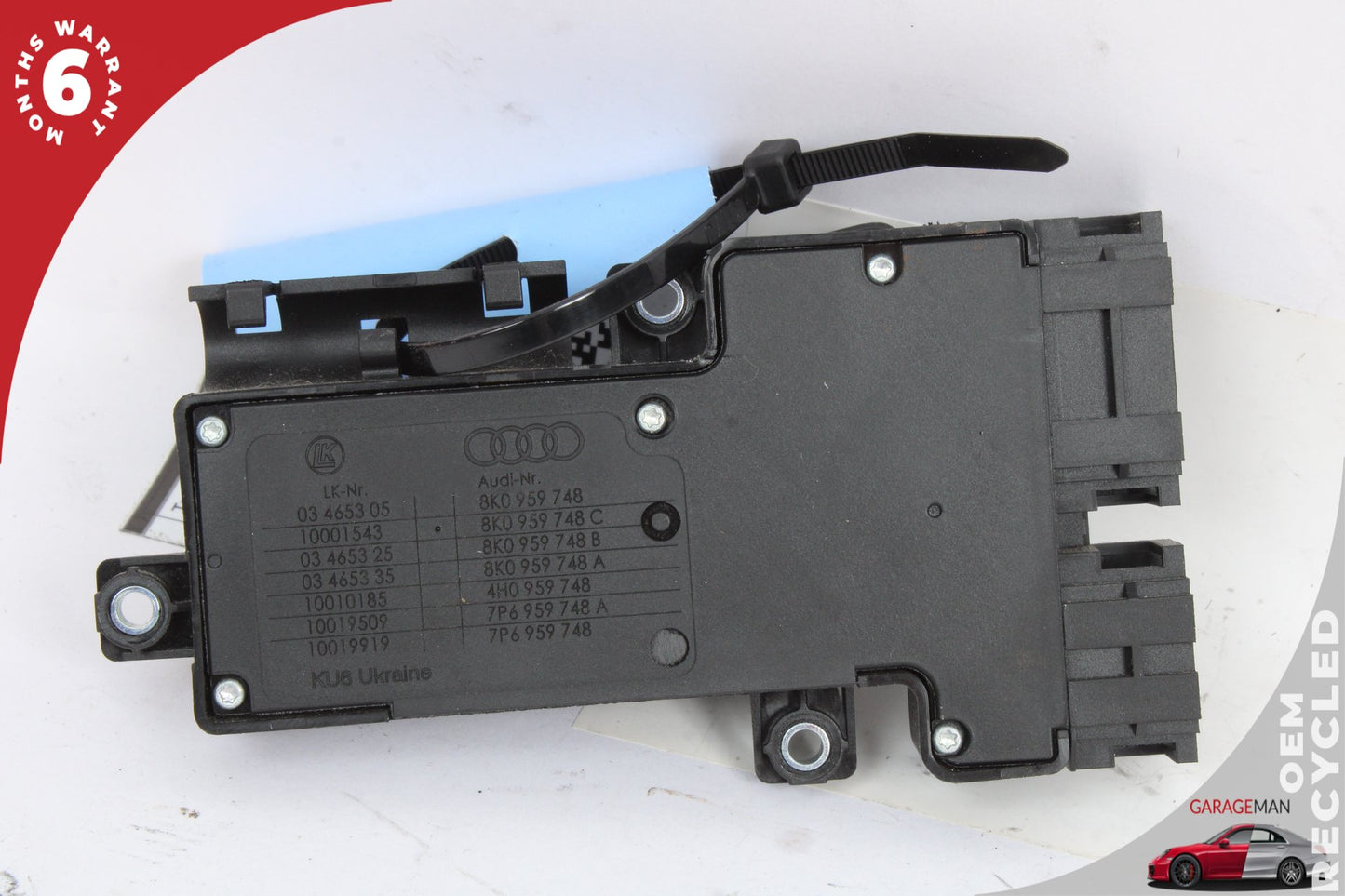 2009-2016 Audi A4 Front Right Side Seat Adjustment Switch 8K0959748