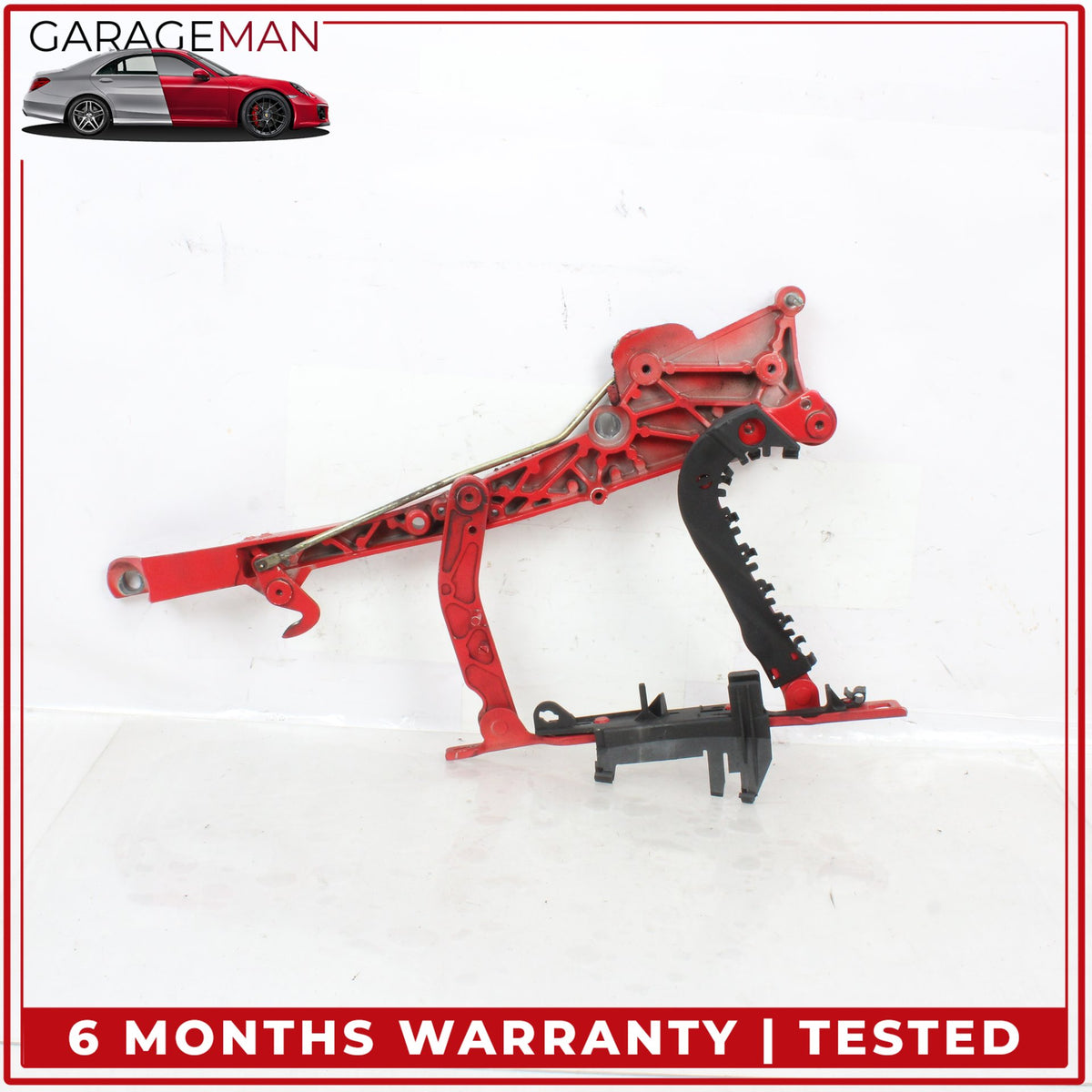 1999-2012 Porsche 911 Left and Right Convertible Top Cover Red Hinge Set OEM