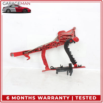 1999-2012 Porsche 911 Left and Right Convertible Top Cover Red Hinge Set OEM