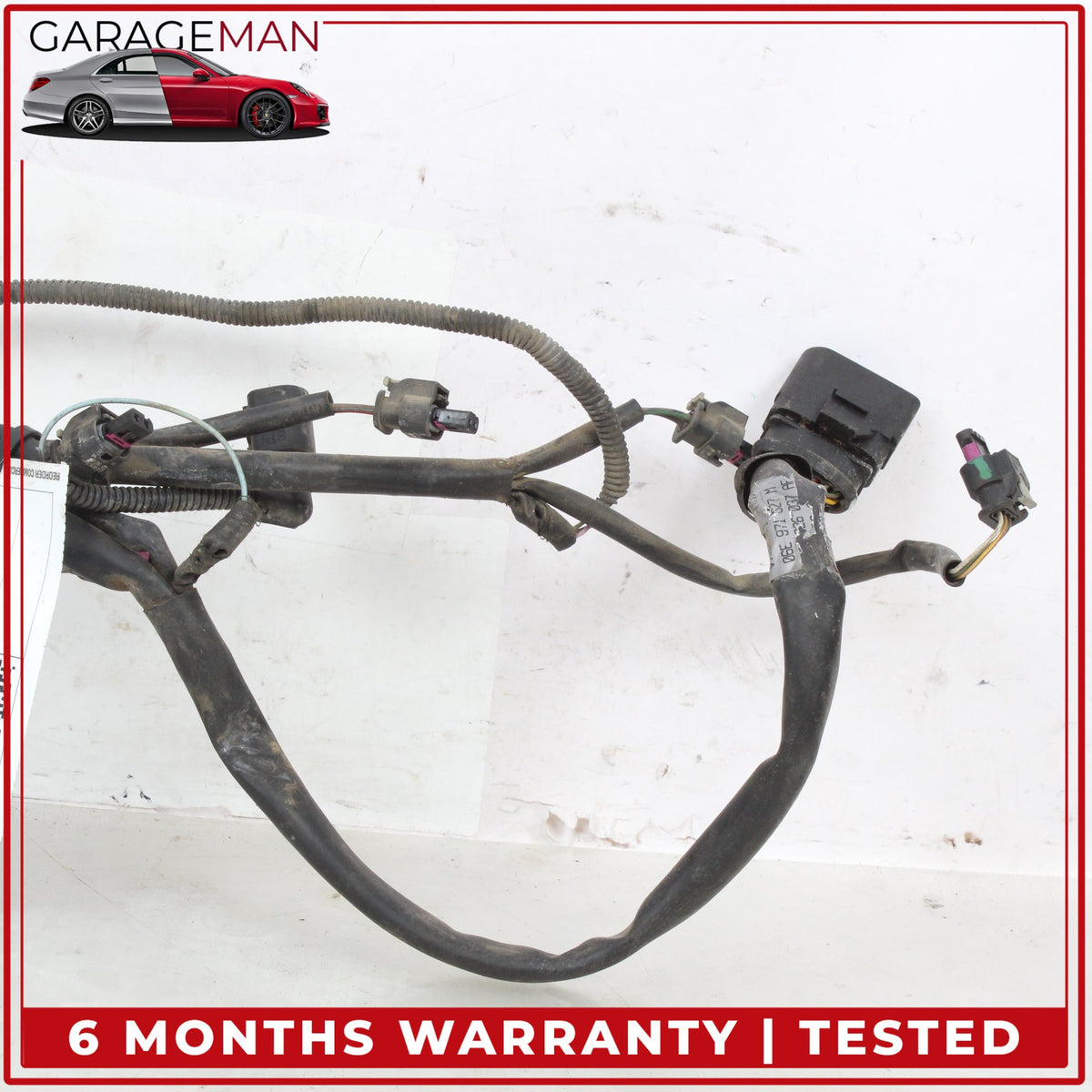 2010-2015 Audi Q7 4L Right Fuel Injector Wire Wiring Harness 06E971627Q OEM