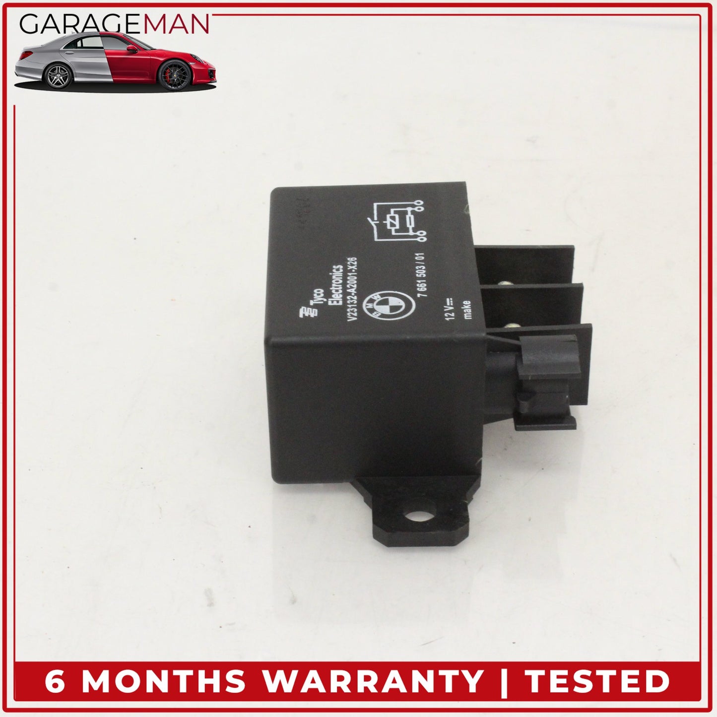 2011-2016 BMW 550i Engine Motor Radiator Cooling Fan Relay Module 7661503 OEM