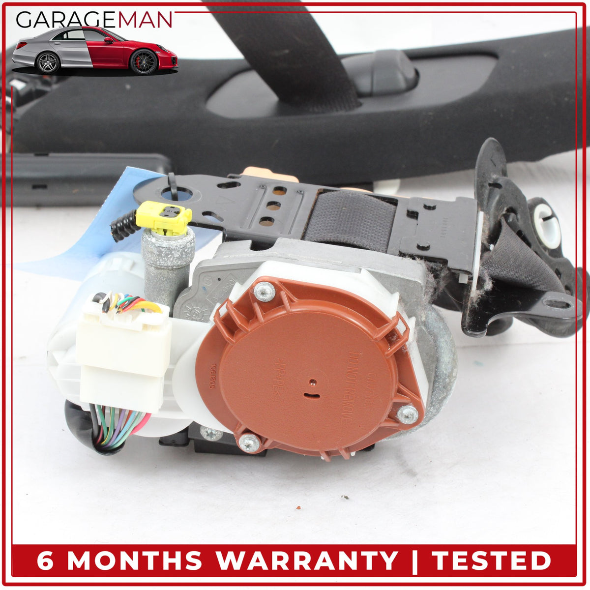 2014-2024 Infiniti Q50 Front Left Side Seat Belt Retractor w/ Cover Assembly OEM