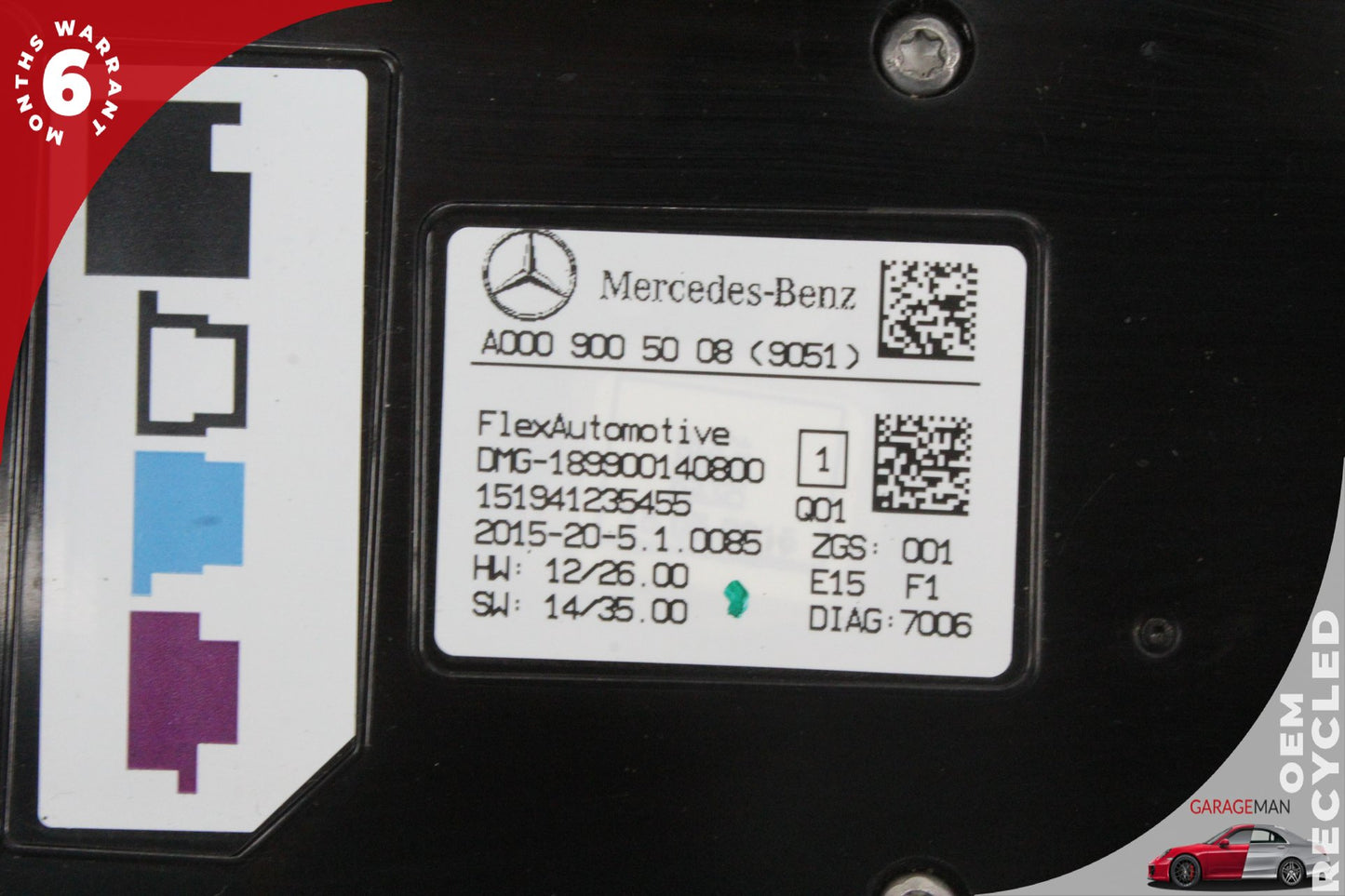 2014-2019 Mercedes W117 CLA45 AMG CLA250 Overhead Dome Light Lamp 0009007503 OEM