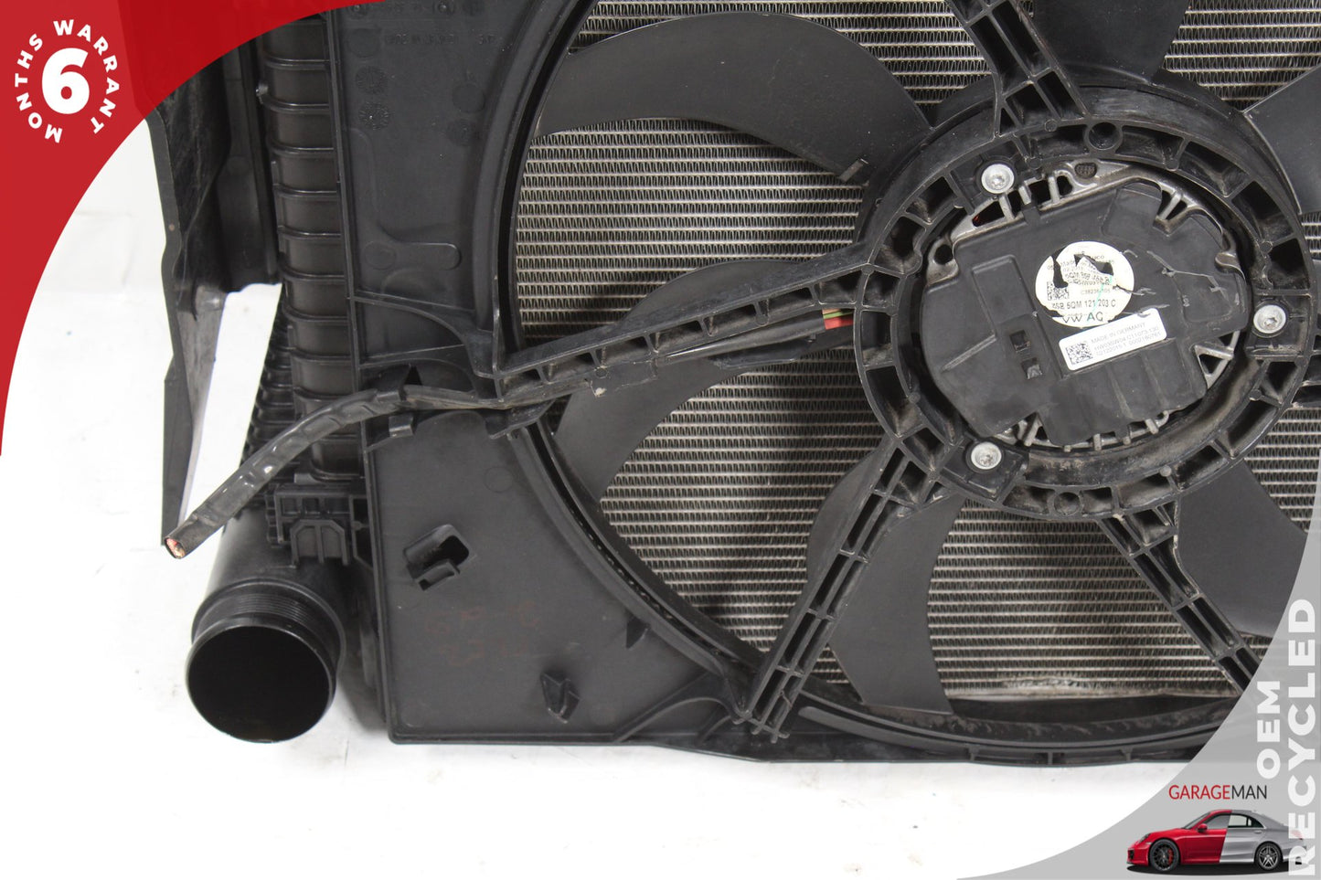2015-2019 Volkswagen Golf MK7 Alltrack Engine Radiator Cooling Fan Assembly OEM