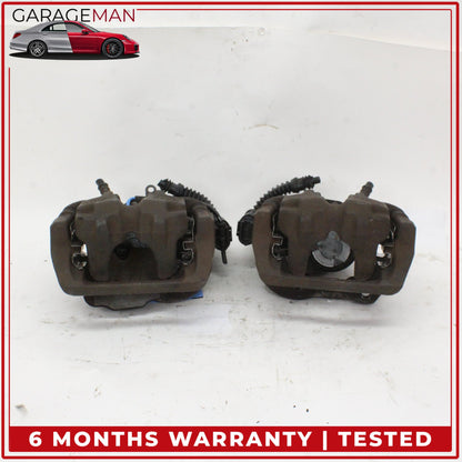 2011-2019 BMW 550i Rear Left and Right Side Brake Caliper Set w/ Actuator OEM