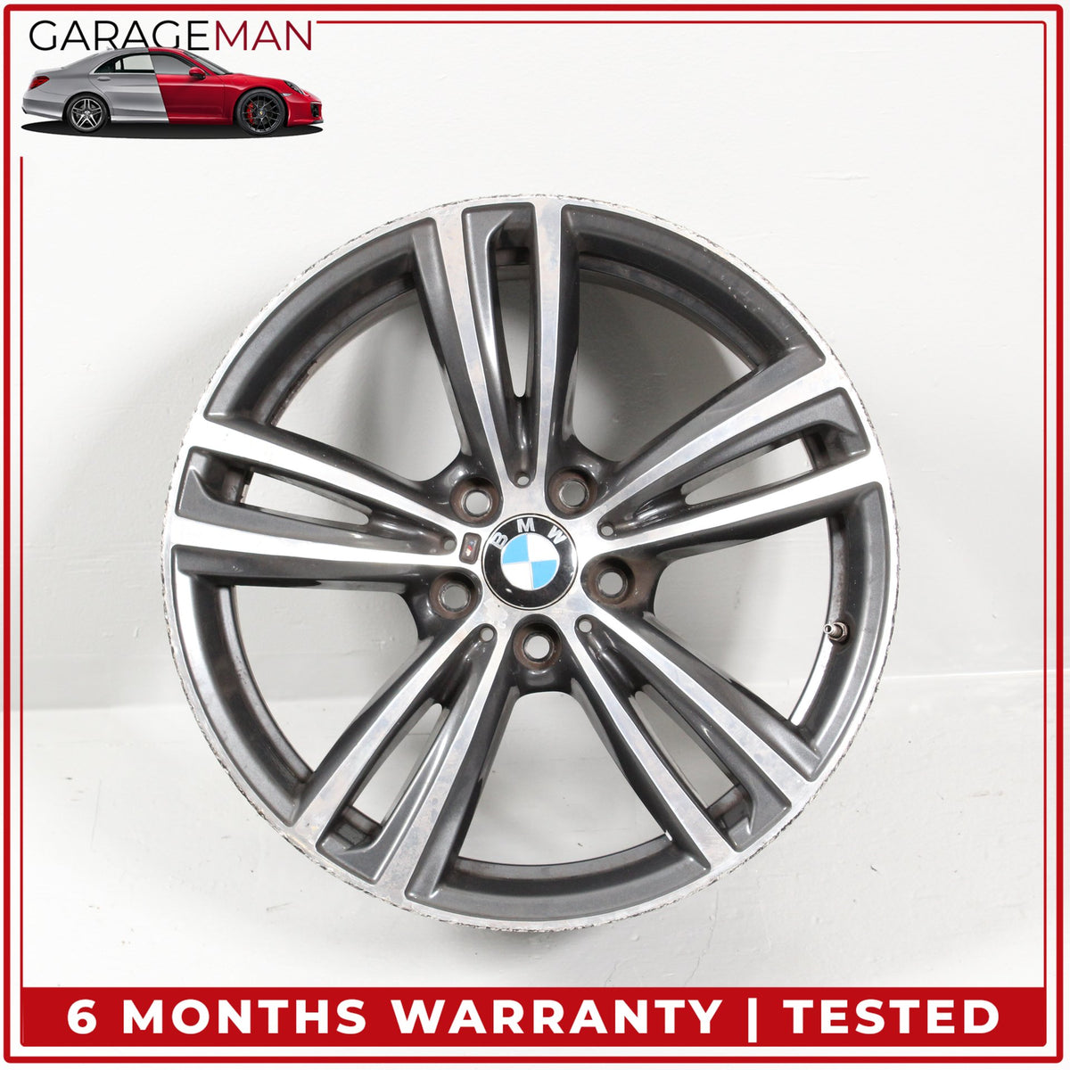 2012-2020 BMW 428i 430i 320i 335i Rear Wheel Rim 8.5JX19H2 IS47 7852494 OEM