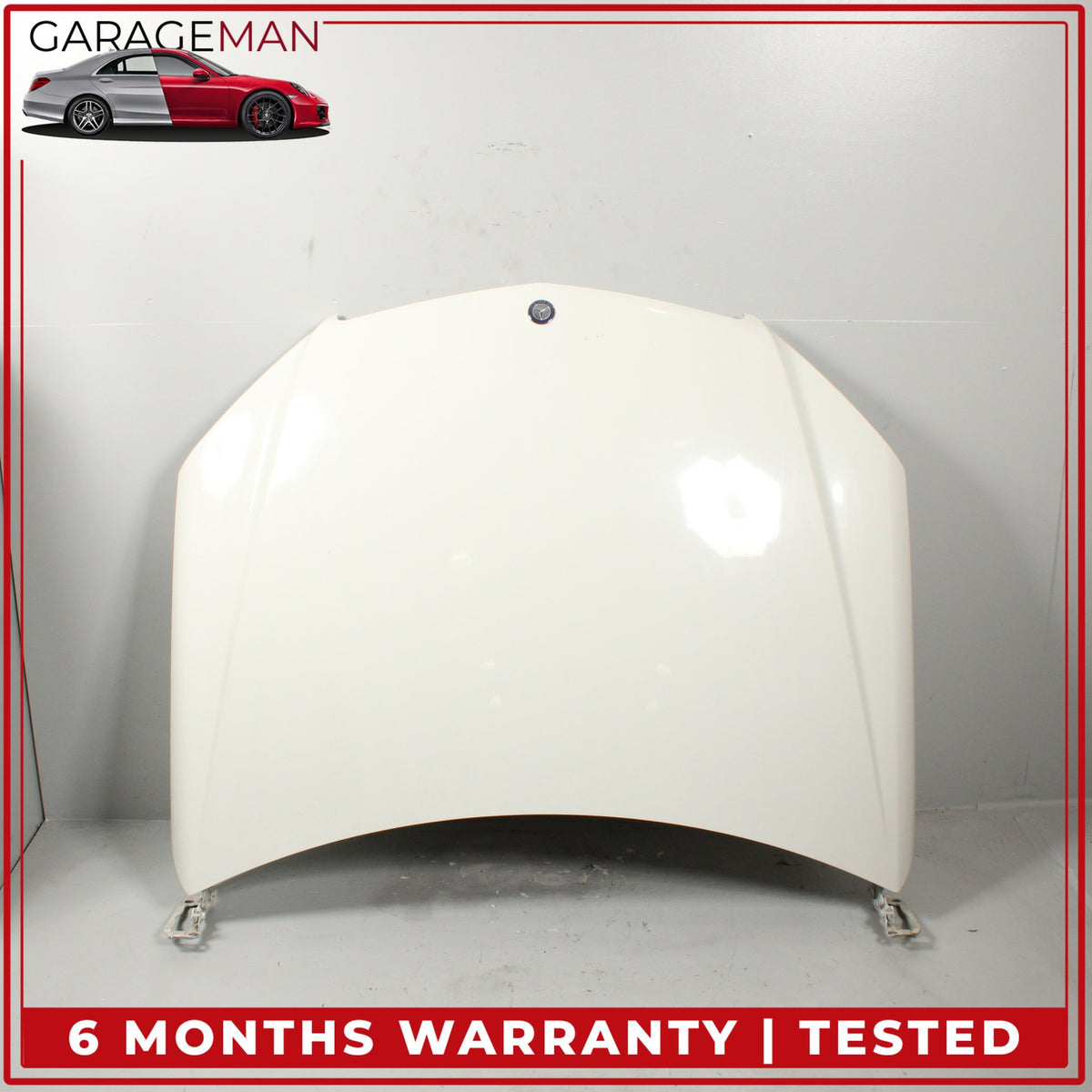 2008-2011 Mercedes W204 C300 C250 Front Hood Bonnet Panel White 2046820626 OEM