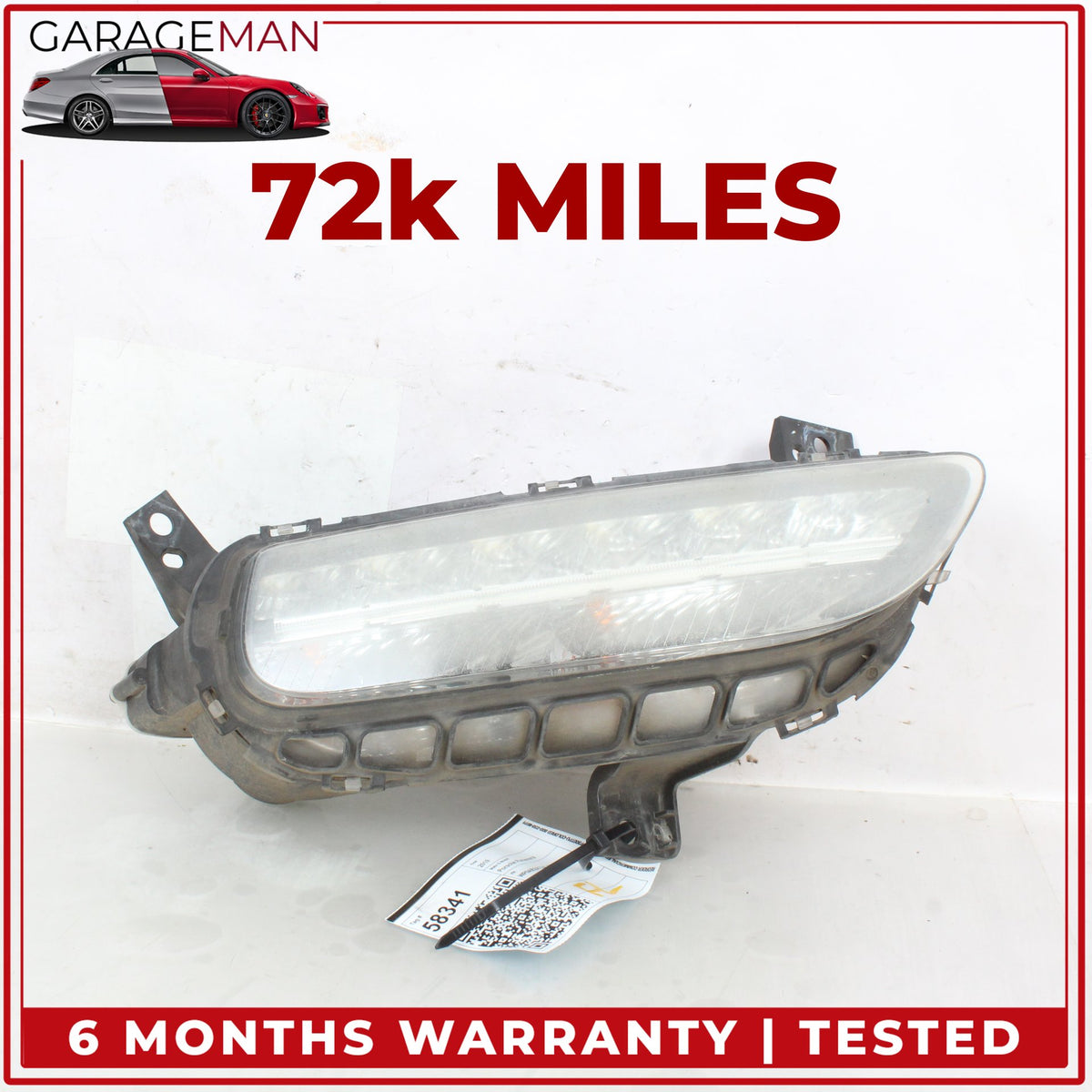 2010-2013 Porsche Panamera 970 Front Left Side Fog Light Turn Signal Lamp OEM