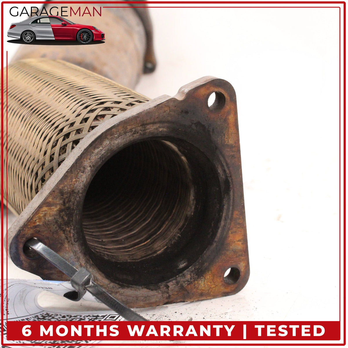 2003-2006 Porsche Cayenne 955 Turbo Front Engine Exhaust Downpipe Right Side OEM
