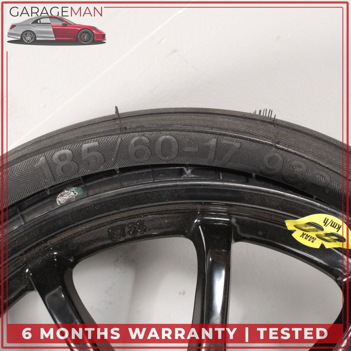 2003-2012 Mercedes R230 SL500 Emergency Spare Tire Wheel Donut Rim 17" 17 OEM