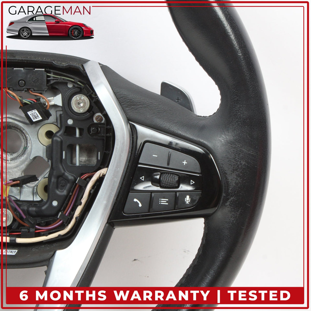 2017-2023 BMW 530e G30 Front Left Side Steering Wheel w/ Paddle Shifters OEM