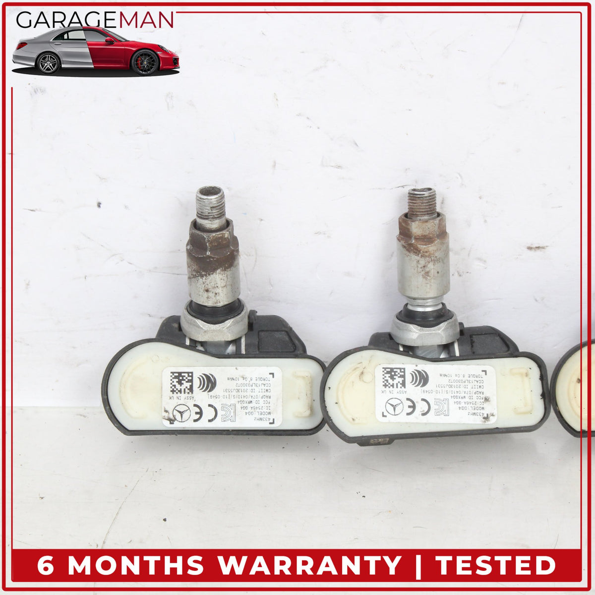2012-2020 Mercedes C117 CLA250 TPMS Tire Pressure Sensor 433 MHZ Set of 4 OEM