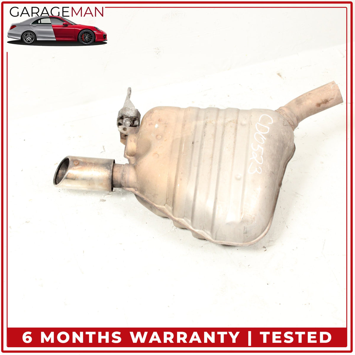 2009-2012 Audi Q5 Rear Left Driver Side Exhaust Muffler 8R0253611P OEM