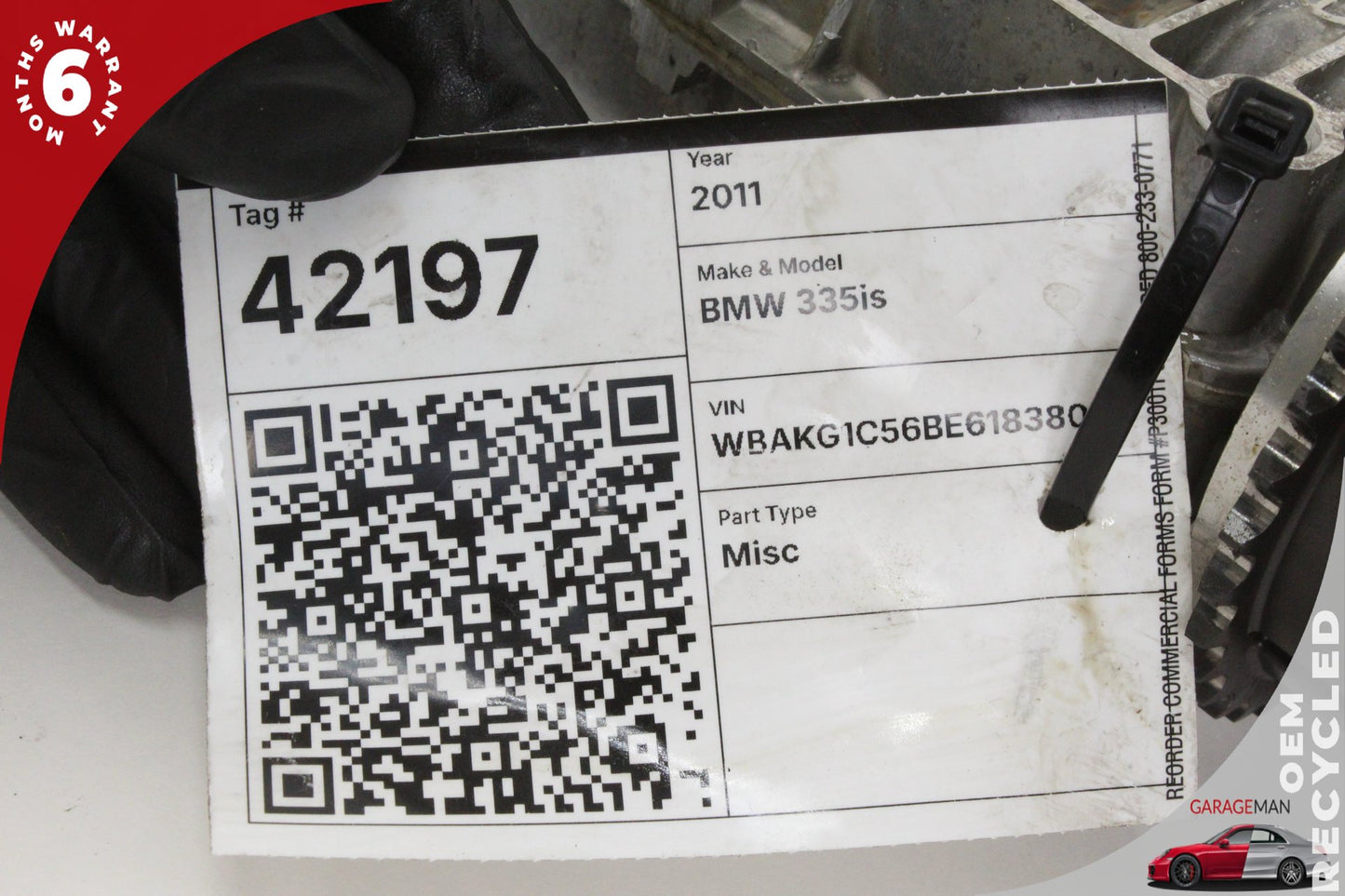 2007-2012 BMW 335is E92 RWD 3.0L Intake & Exhaust Camshaft 7540442 OEM