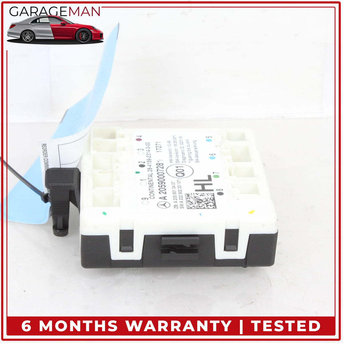 2015-2019 Mercedes X253 GLC300 Rear Left Side Door Control Module 2059000728 OEM