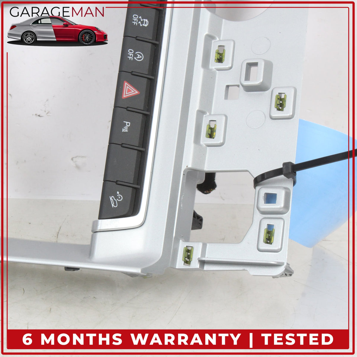 2019-2025 Audi Q3 Emergency Hazard Light Control Switch Panel w/ Trim Cover OEM