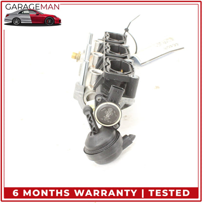 2011-2018 Porsche Cayenne 958 Audi Q7 Right Lower Intake Manifold w/ Bracket OEM