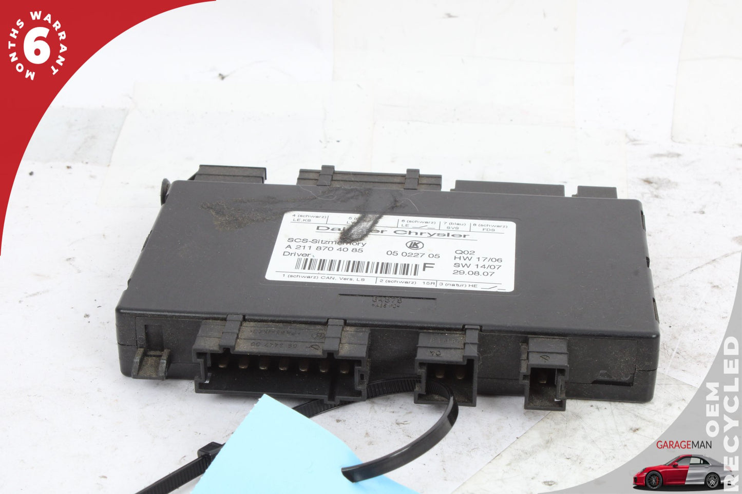 03-11 Mercedes ML350 W164 4WD Front Left Seat Control Module 2118704085 OEM