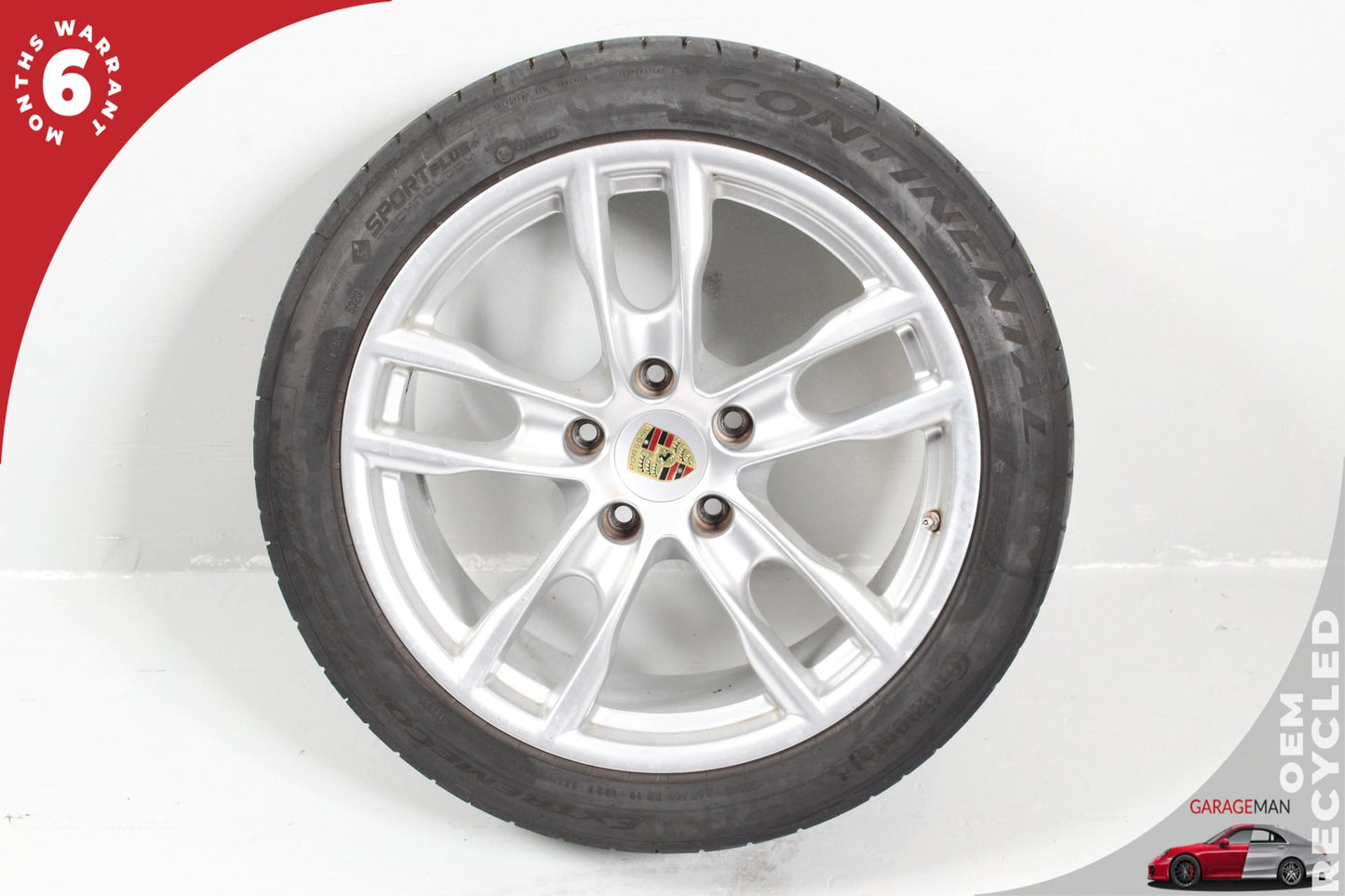 2013-2016 Porsche Boxster 981 Wheel Rim w/ Tire 9.5JX19H2 ET45 98136214302 OEM