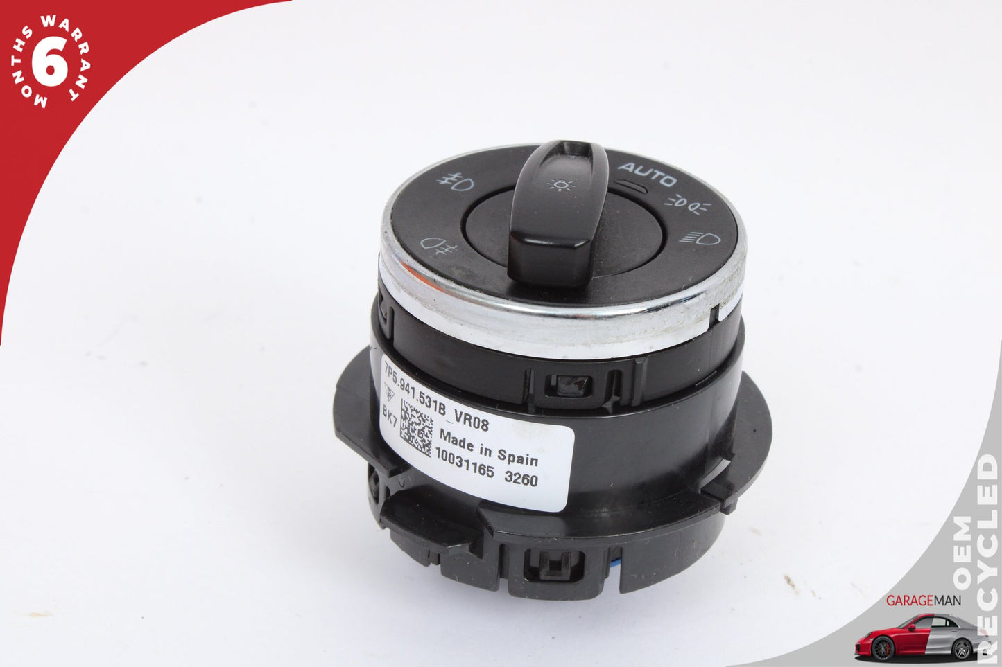 2011-2018 Porsche Cayenne 958 Front Left Headlight Control Switch 7P5941531B OEM