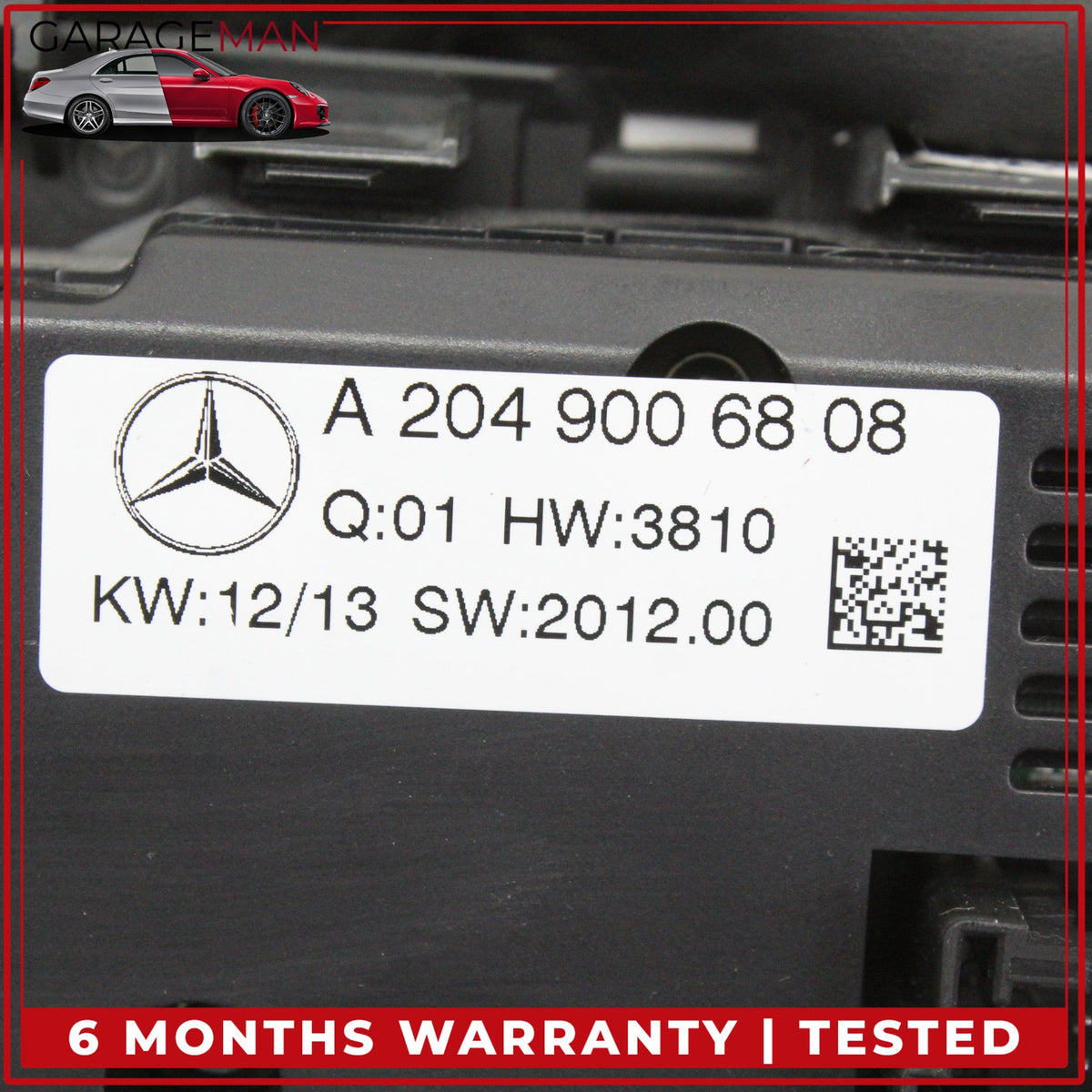 2012-2018 Mercedes W218 CLS550 C300 AC A/C Heater Climate Control 2049004003 OEM