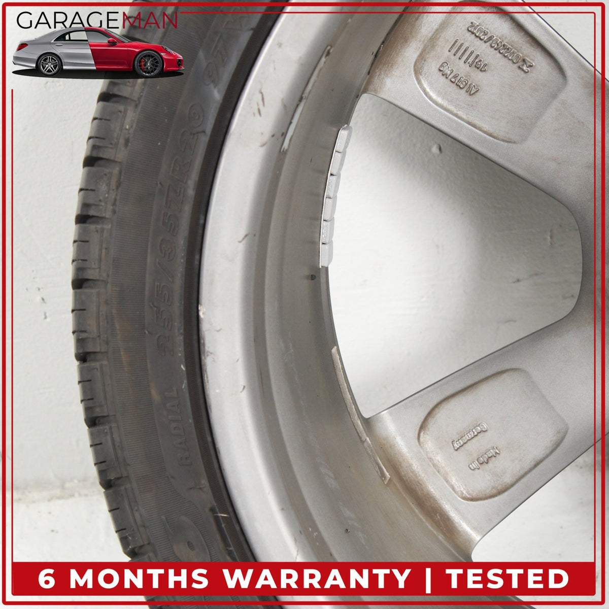 2012-2018 Audi A6 S6 Front or Rear 5 Spoke Wheel Rim w/ Tire 8.5JX20H2 ET45 OEM
