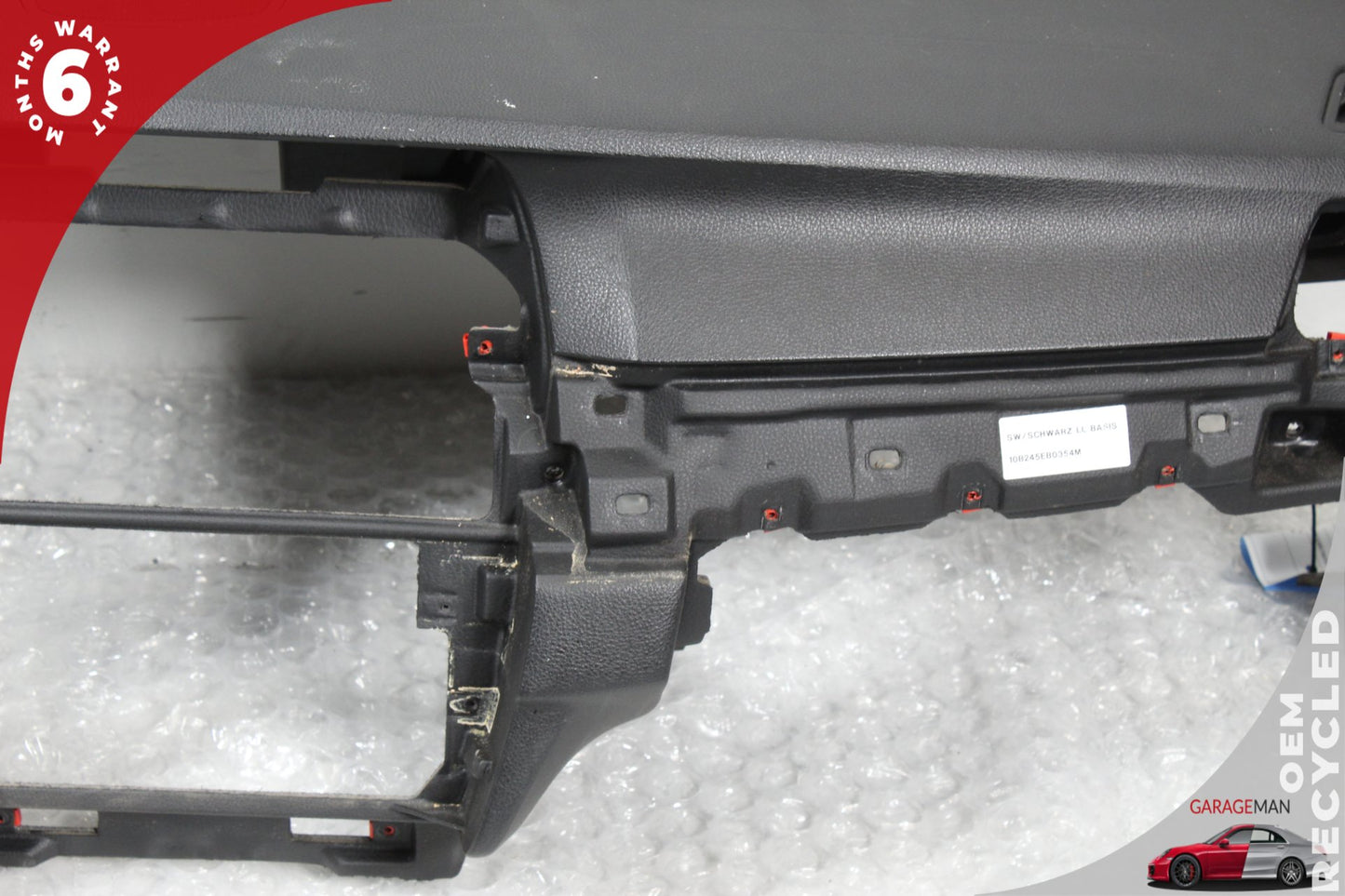 2011-2016 BMW 528i F10 Front Dashboard Dash Board Instrument Panel Black OEM