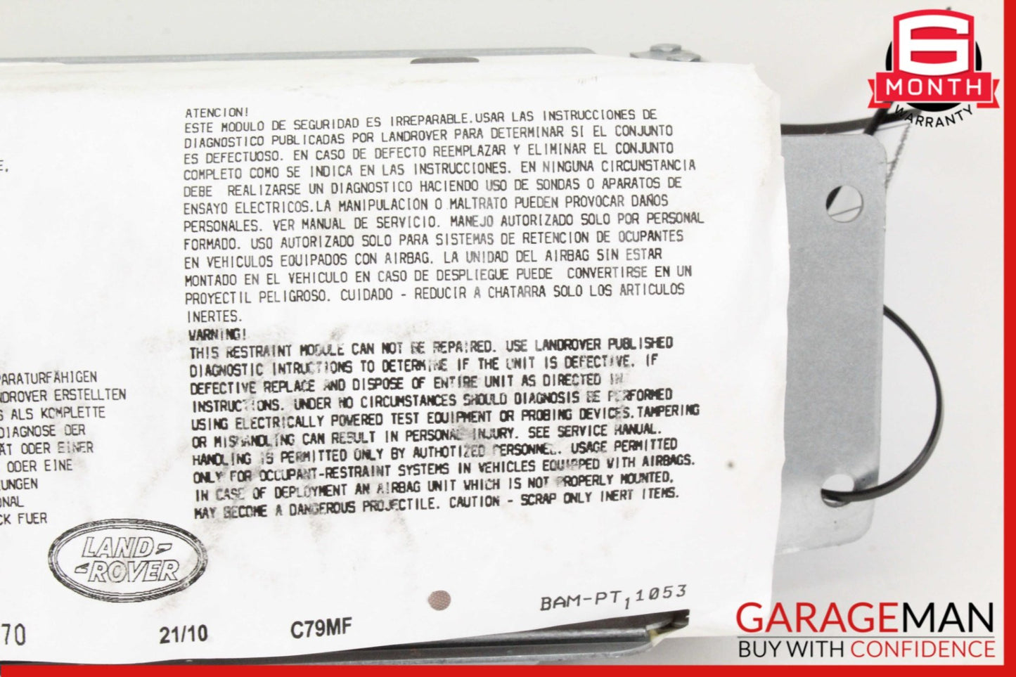 2006-2013 Land Rover LR4 SUV Front Right Dash Airbag AH22042A96AA