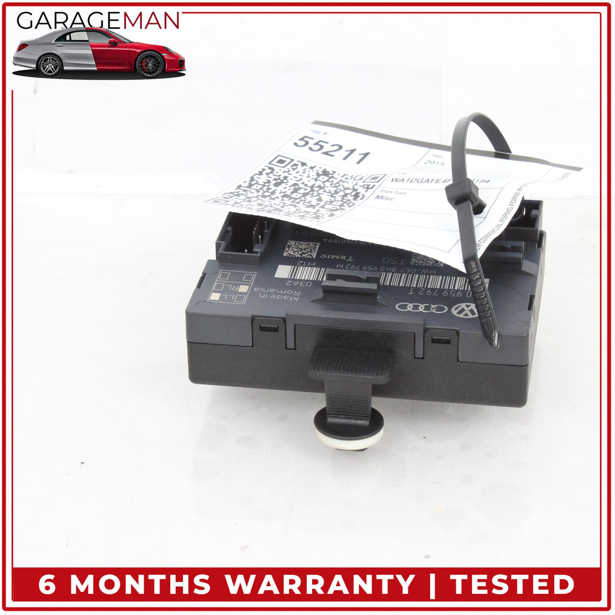 2010-2015 Audi Q7 Front Right Passenger Side Door Control Module 4F0959792T OEM