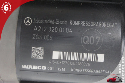 2012-2018 Mercedes W218 CLS550 Airmatic Air Suspension Compressor Pump OEM