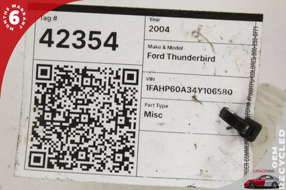 2002-2005 Ford Thunderbird Windshield Washer Fluid Reservoir 1W6Z17618AA OEM