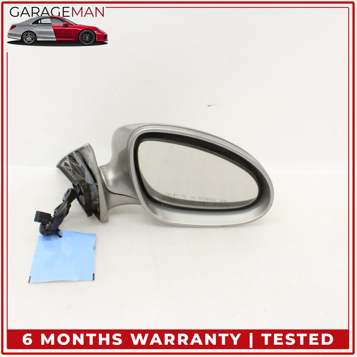 2006-2008 Mercedes W219 CLS500 Front Right Side Door Rear View Mirror Silver OEM