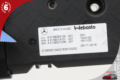 17-19 Mercedes-Benz E400 W213 Station Wagon Sunroof Control Module 2139062104 OEM
