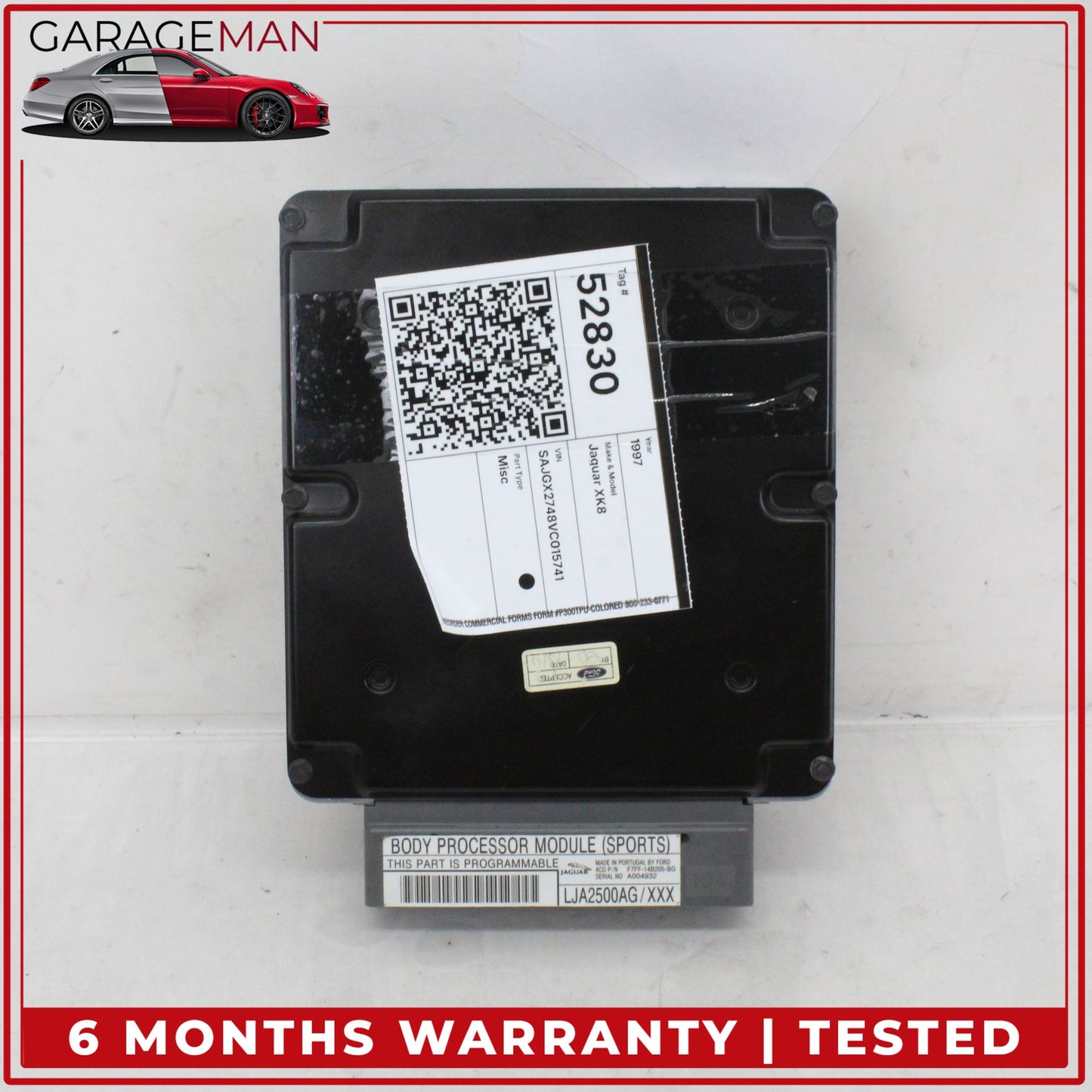 1997 Jaguar XK8 Convertible BCM Body Comfort Control Module Unit LJA2500AG OEM
