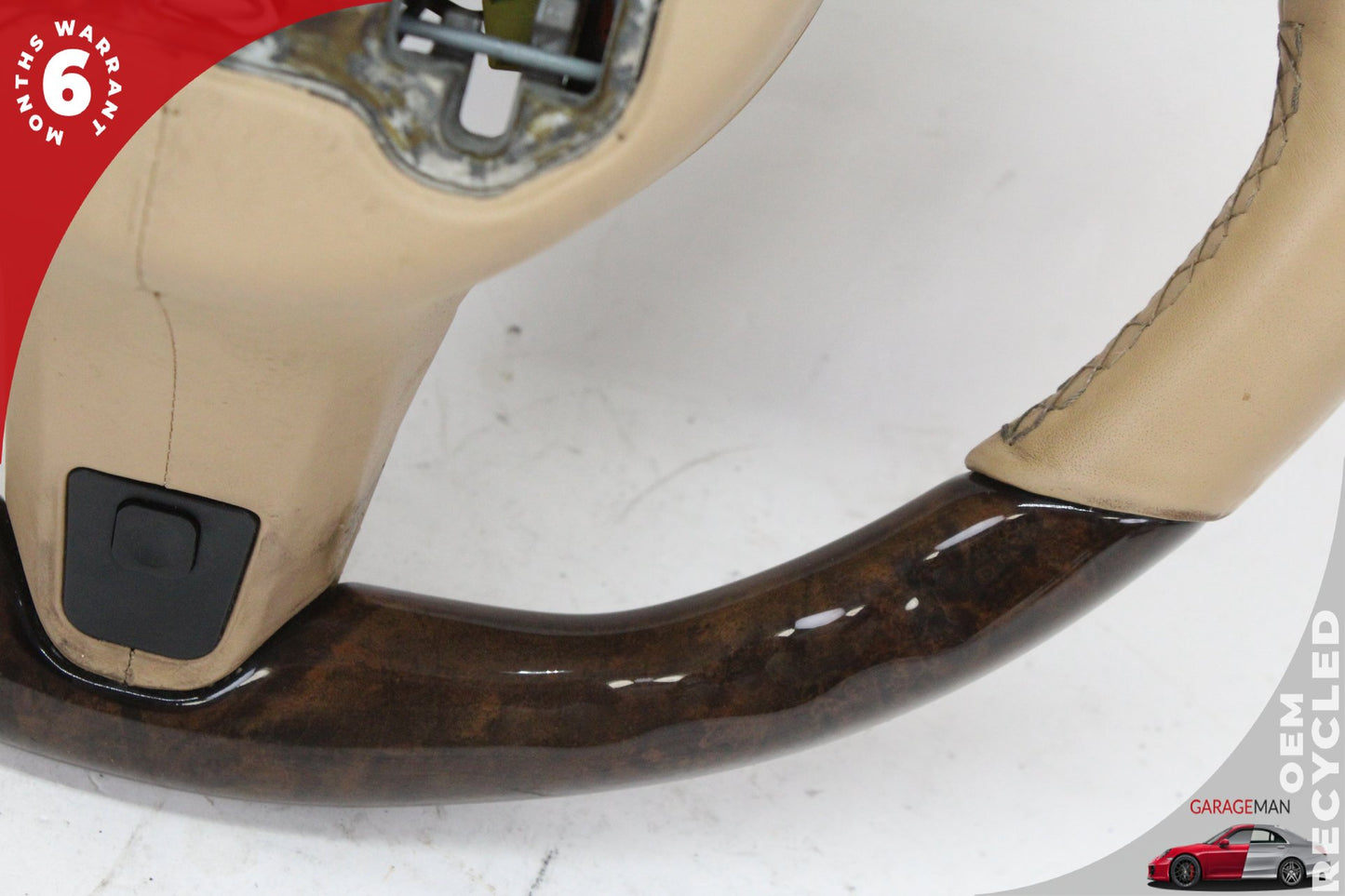 2010-2016 Porsche Panamera 970 Cayenne 958 Steering Wheel Wood 7PP419091AF OEM